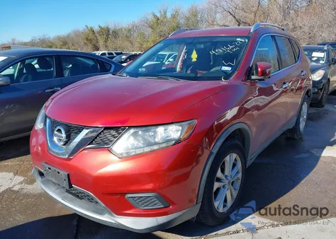 2016 Nissan Rogue Sv from USA, damaged, VIN KNMAT2MT0GP726597